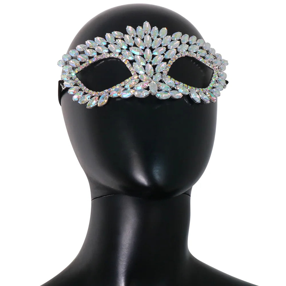 Rhinestone Rave Mask