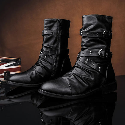 High Top Military Gothic Boots