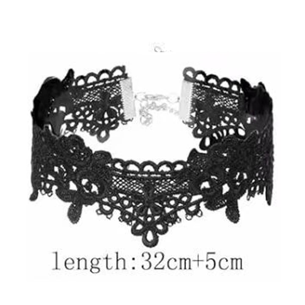 Lace Chokers Necklace Clavicle Chain Choker
