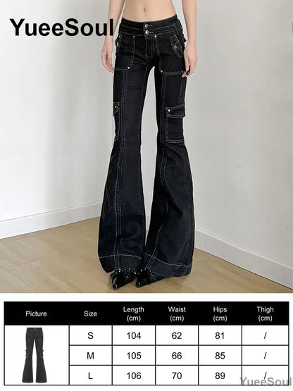Goth Cargo Stumping Pants and Cyber Flare Pants