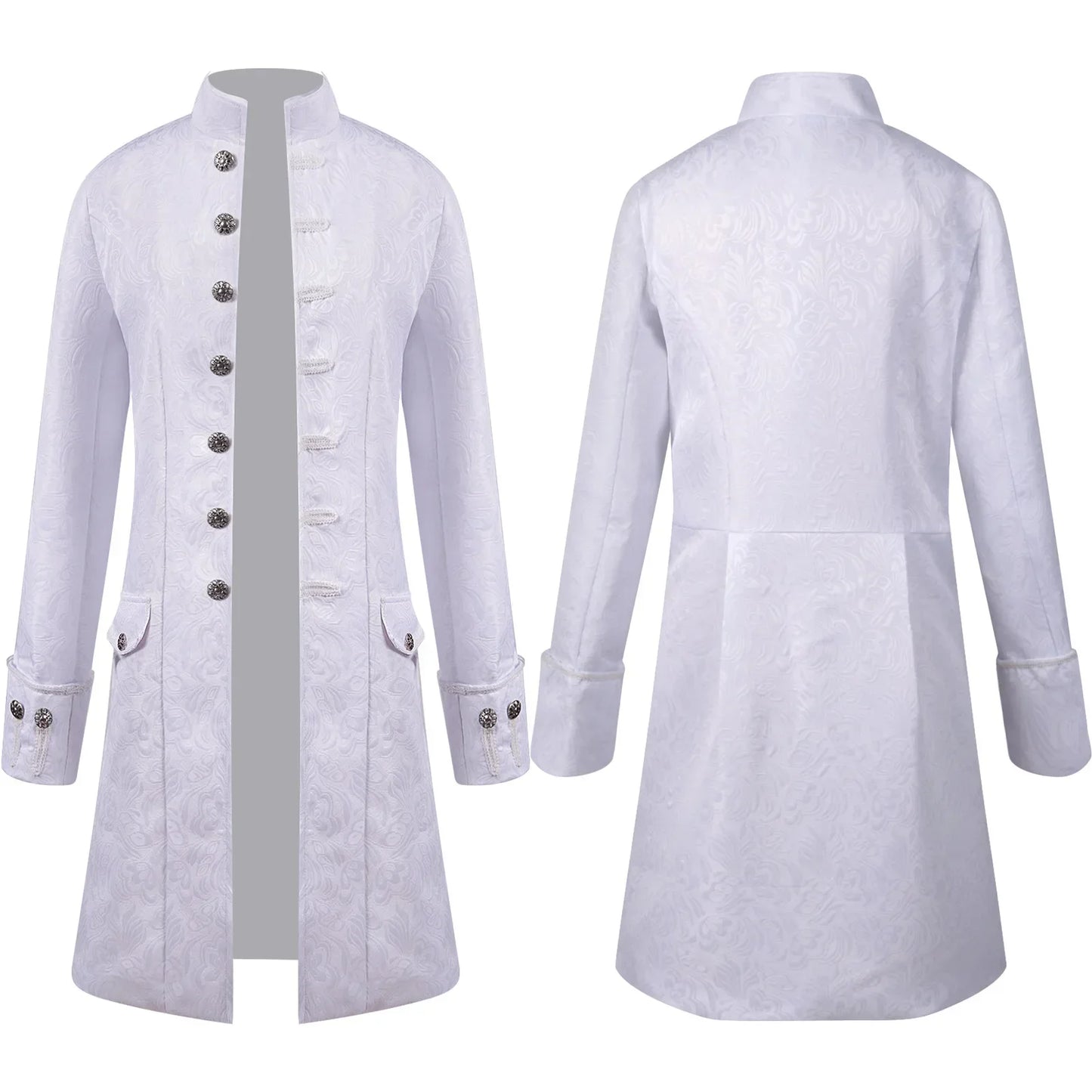 Long Gothic Coat Steampunk Vampire Trench Coat