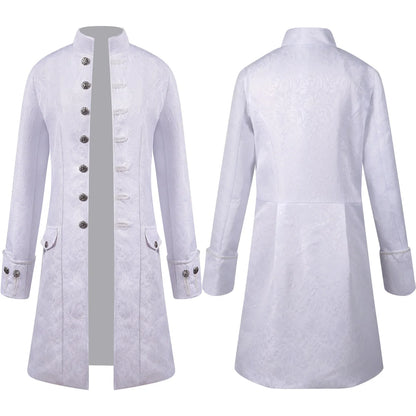 Long Gothic Coat Steampunk Vampire Trench Coat