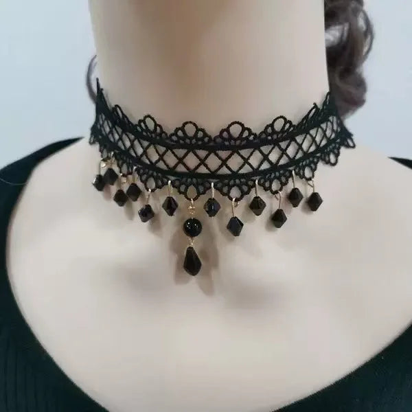 Lace Chokers Necklace Clavicle Chain Choker