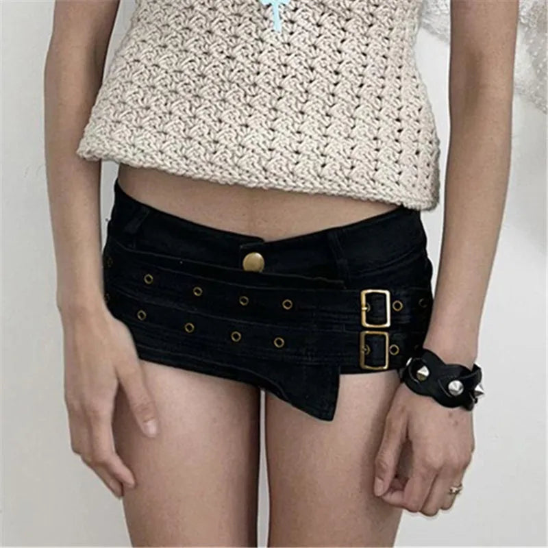 Ultrashort Skinny Cyber Shorts