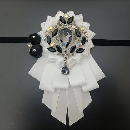 Luxury Men's Bow Ties French British Business Banquet Suit Shirts Collar Accessories