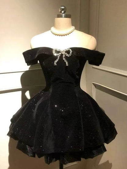 Sling Retro Tulle Ruffles Trim Dress