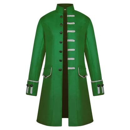Long Gothic Coat Steampunk Vampire Trench Coat