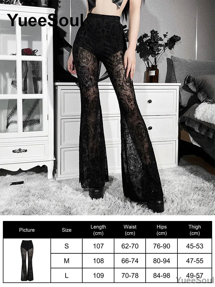 Goth Cargo Stumping Pants and Cyber Flare Pants