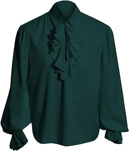 Vampire Renaissance Victorian Shirt White Steampunk Ruffle