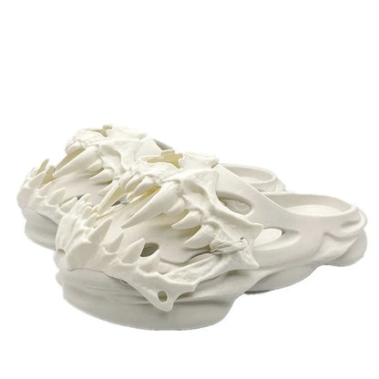 Skull Slipper Thick Sole Sandals Anti Slip Non Slip Alternative Shoes