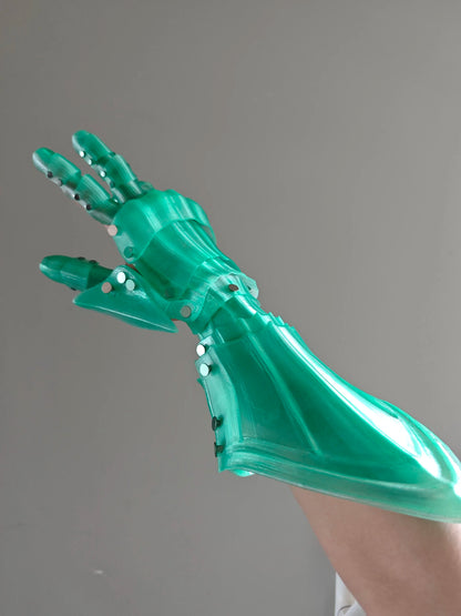 Mechanic Long Gloves Techwear Hand Armor