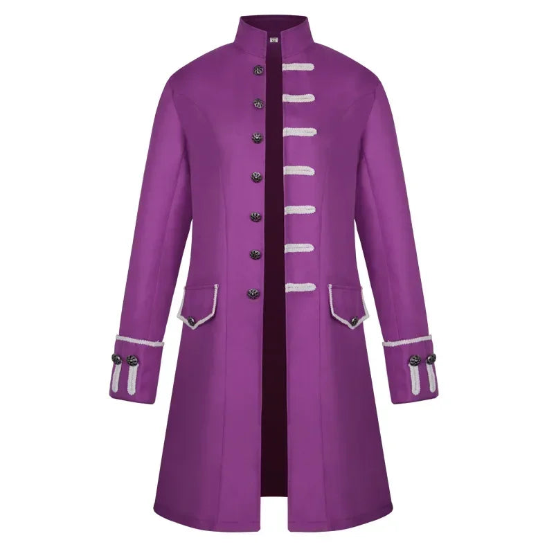 Long Gothic Coat Steampunk Vampire Trench Coat