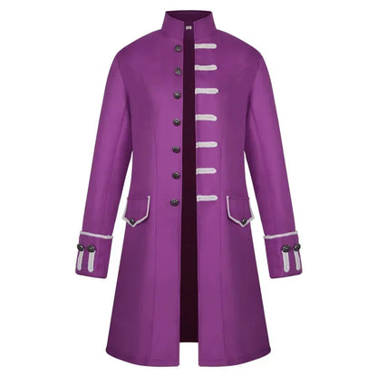 Long Gothic Coat Steampunk Vampire Trench Coat