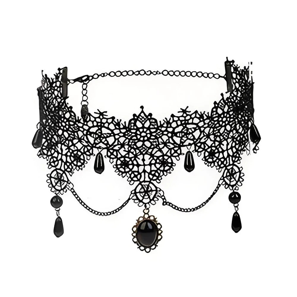 Lace Chokers Necklace Clavicle Chain Choker