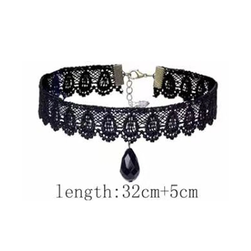 Lace Chokers Necklace Clavicle Chain Choker