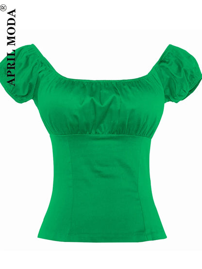 Retro Vintage 50s Polka Dot Pin Up Women's Blouses