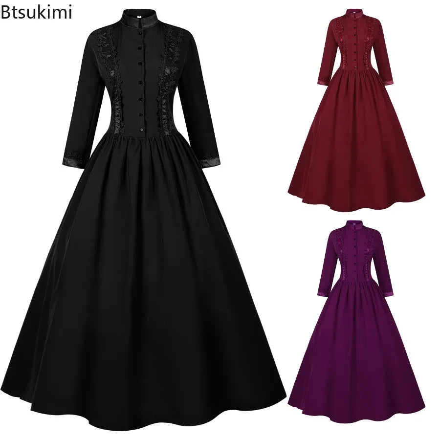Gothic Victorian Ball Gown Masquerade Royal Gothic Vampire Dress