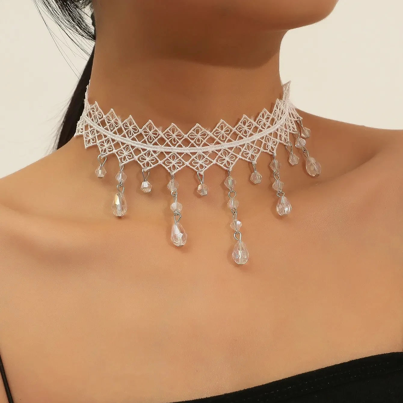 Lace Chokers Necklace Clavicle Chain Choker