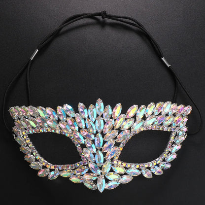 Rhinestone Rave Mask