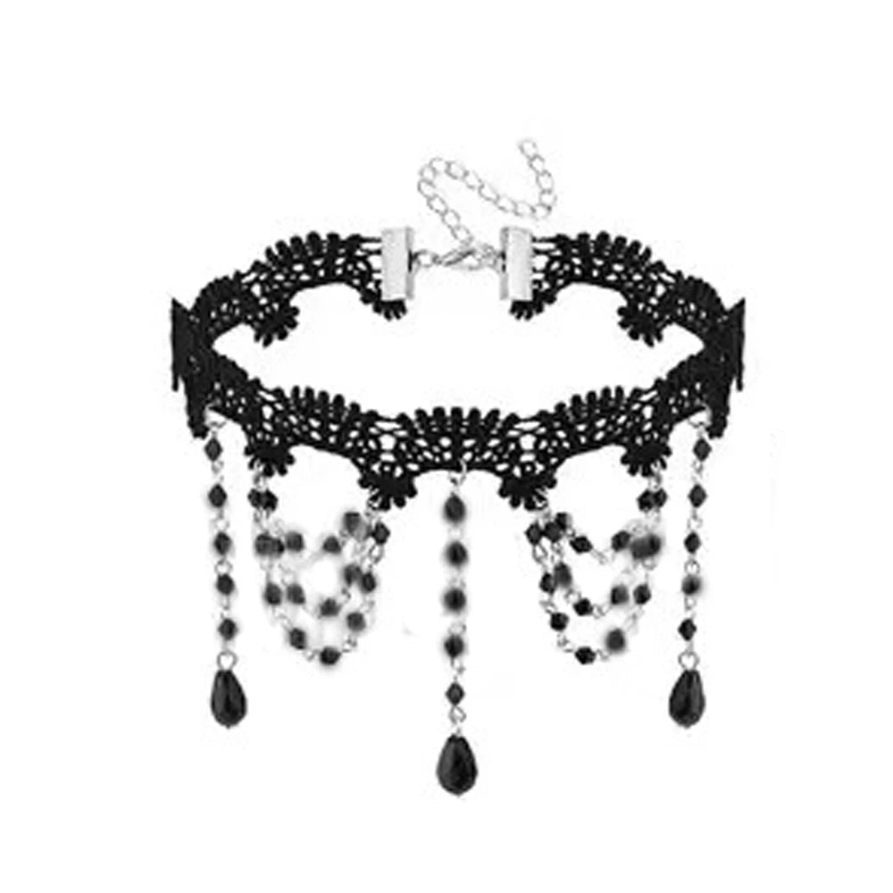 Lace Chokers Necklace Clavicle Chain Choker