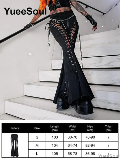 Goth Cargo Stumping Pants and Cyber Flare Pants