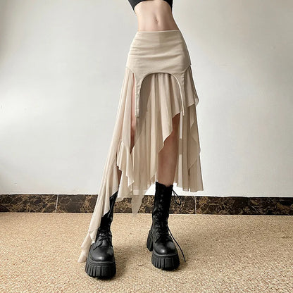 Shredded Streetwalk Alt Skirt