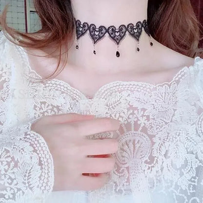 Lace Chokers Necklace Clavicle Chain Choker