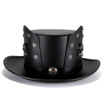 Victorian Steampunk Top Hat with Goggles Vintage