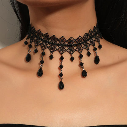 Lace Chokers Necklace Clavicle Chain Choker