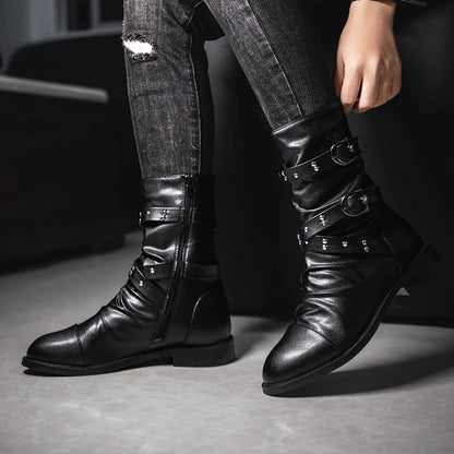High Top Military Gothic Boots