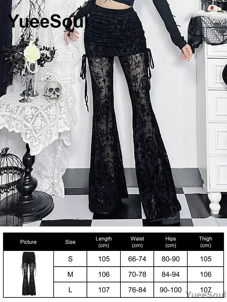 Goth Cargo Stumping Pants and Cyber Flare Pants