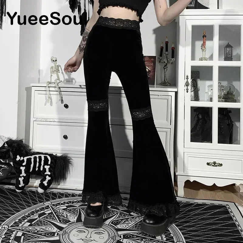 Goth Cargo Stumping Pants and Cyber Flare Pants