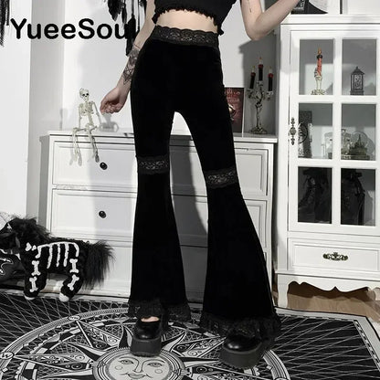 Goth Cargo Stumping Pants and Cyber Flare Pants