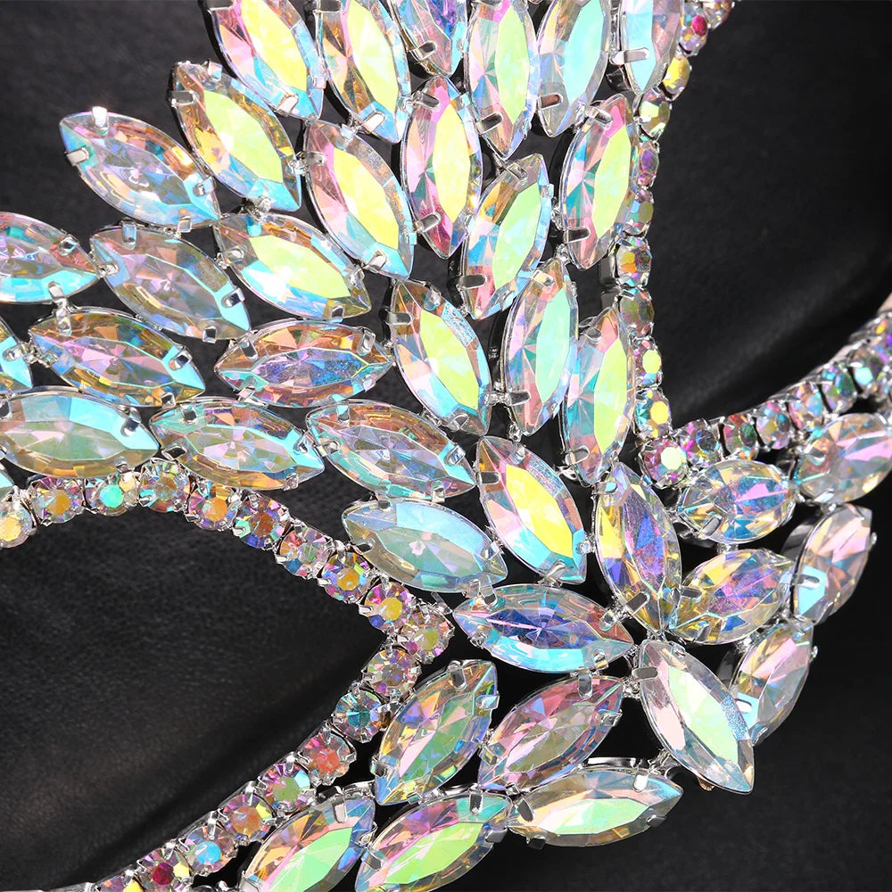 Rhinestone Rave Mask