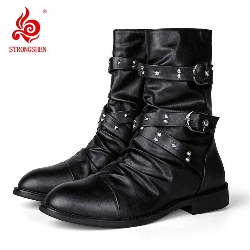 High Top Military Gothic Boots