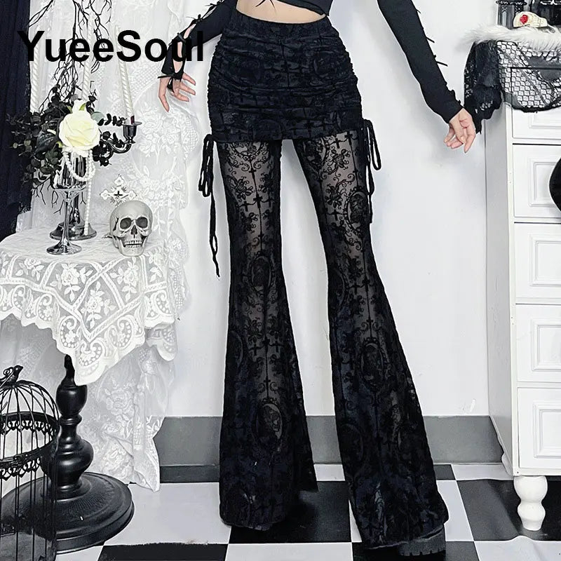 Goth Cargo Stumping Pants and Cyber Flare Pants