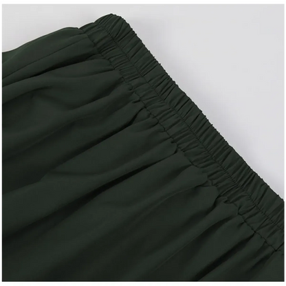 High Waist Victorian Ruffled Skirt Gothic