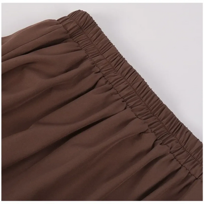 High Waist Victorian Ruffled Skirt Gothic