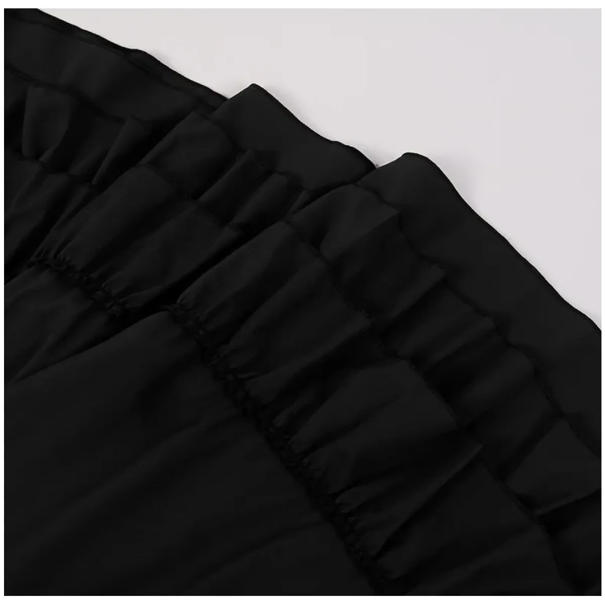 High Waist Victorian Ruffled Skirt Gothic