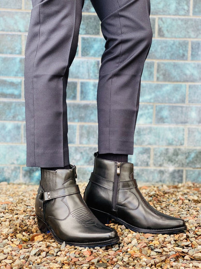 CALTO Zipper Boots